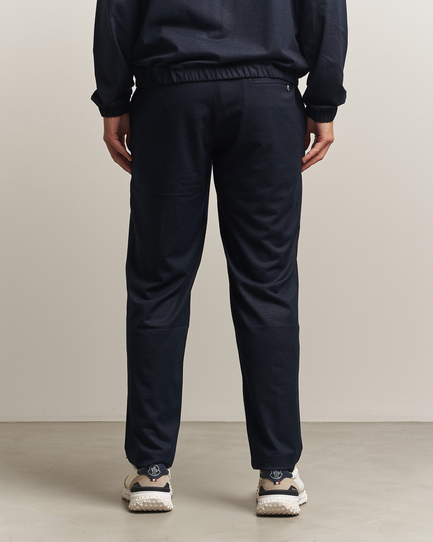 Uomini | Pantaloni | Moncler | Flannel Joggers Navy