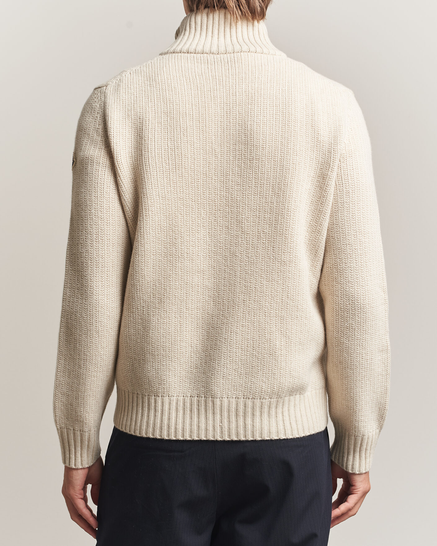 Uomini | Maglieria | Moncler | Full Zip Cardigan Light Beige