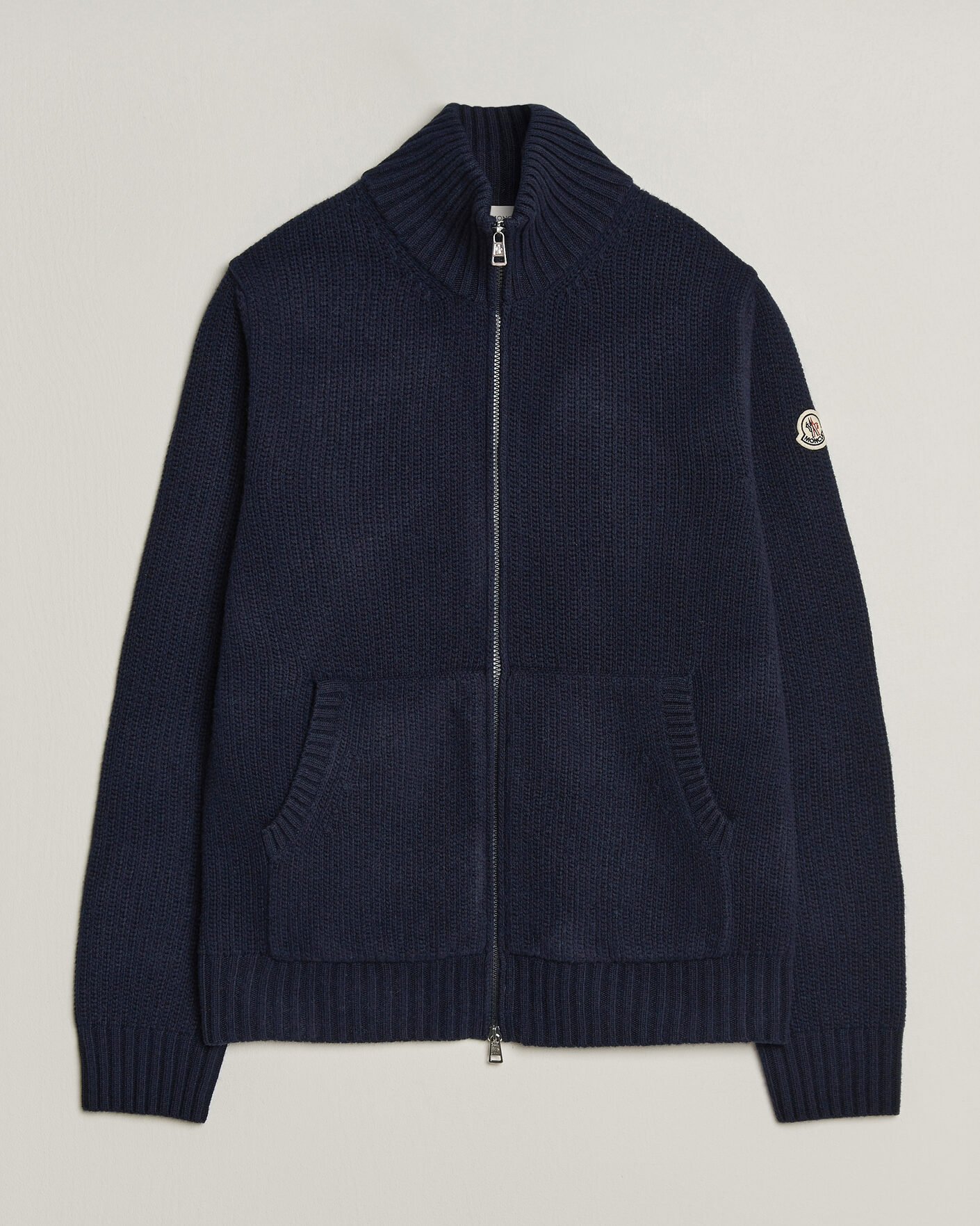 Uomini | Maglieria | Moncler | Full Zip Cardigan Navy