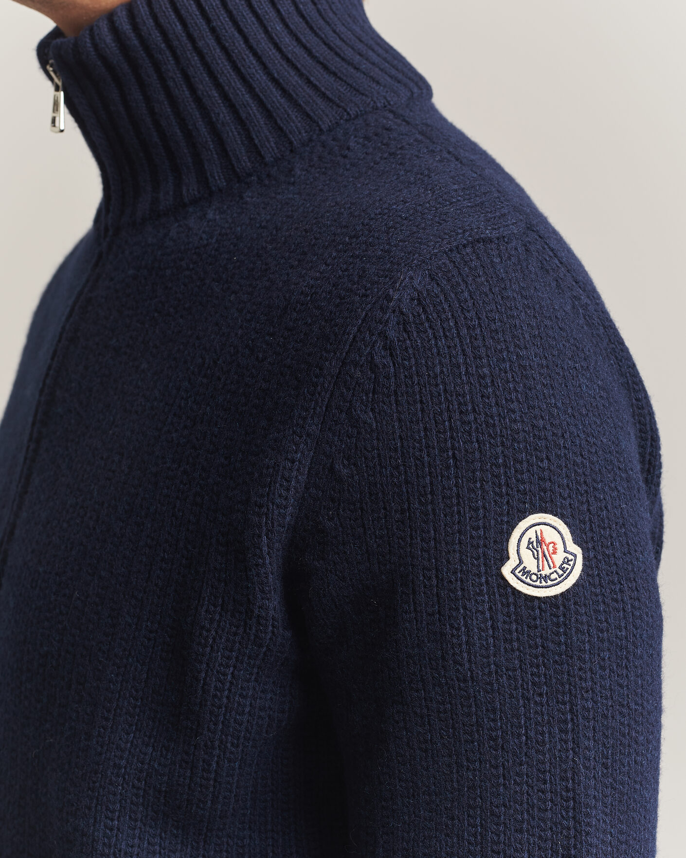Uomini | Maglieria | Moncler | Full Zip Cardigan Navy