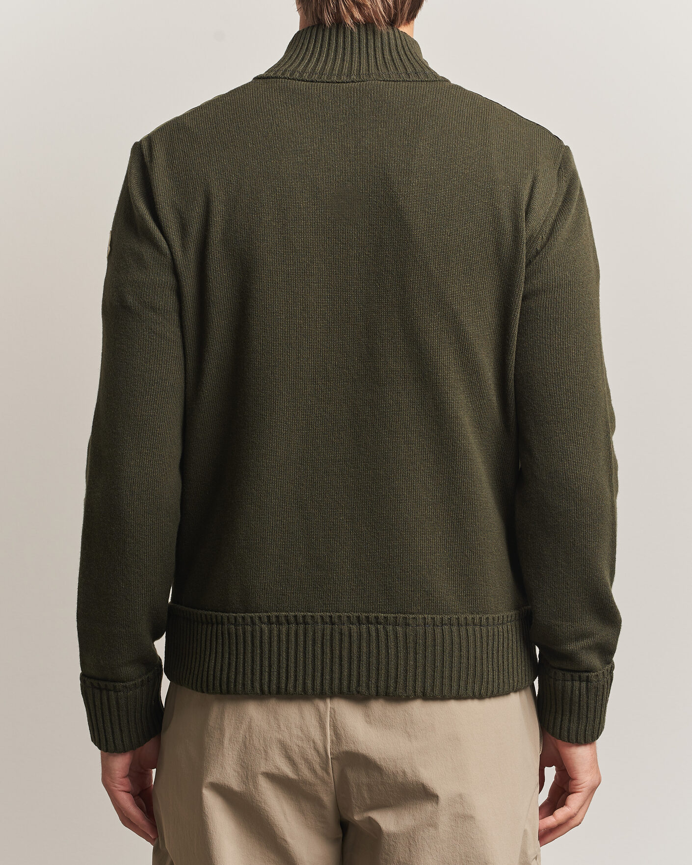 Uomini | Giacche | Moncler | Quilted Hybrid Jacket Dark Green