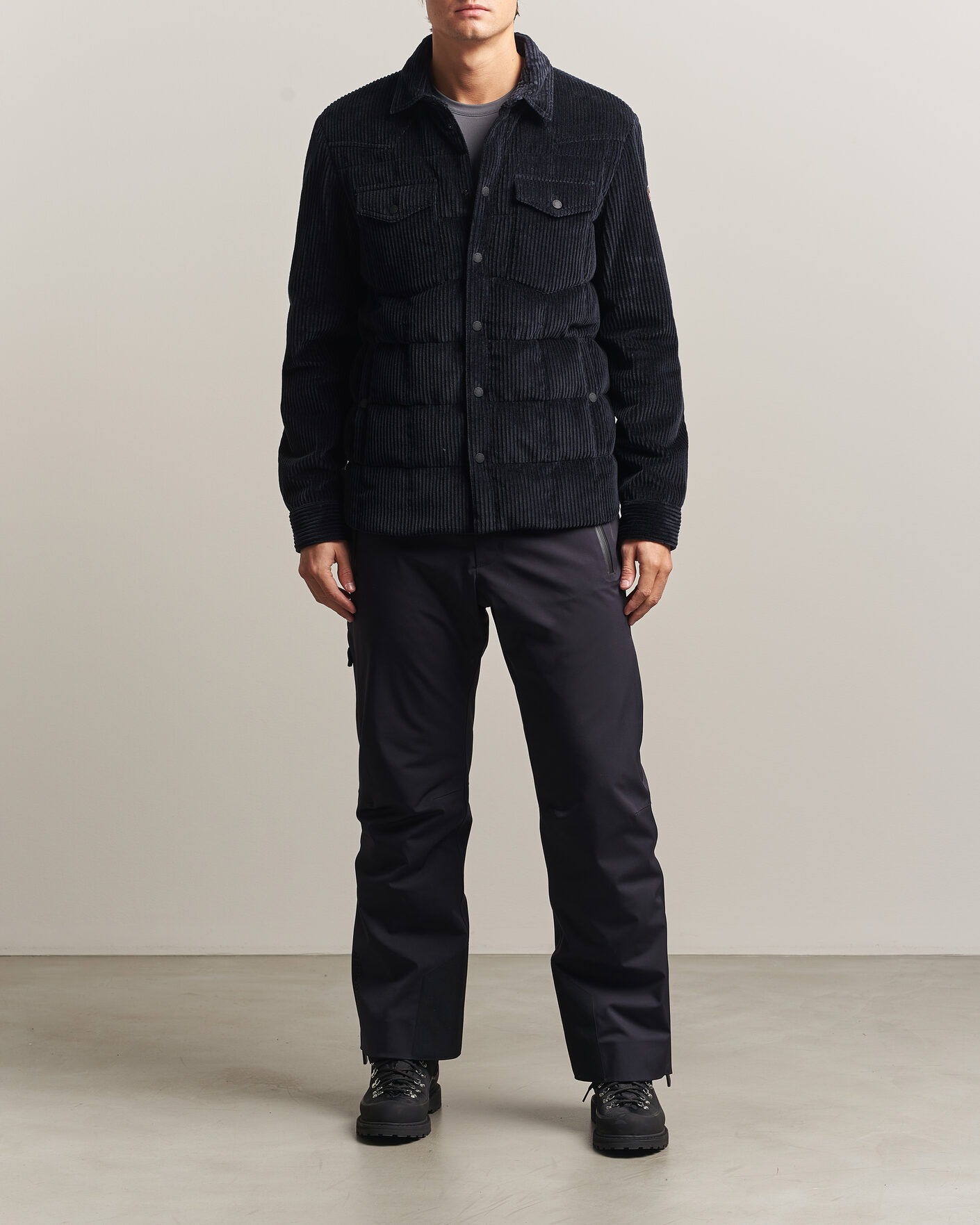 Uomini | Giacche | Moncler Grenoble | Gelt Corduroy Shirt Jacket Navy