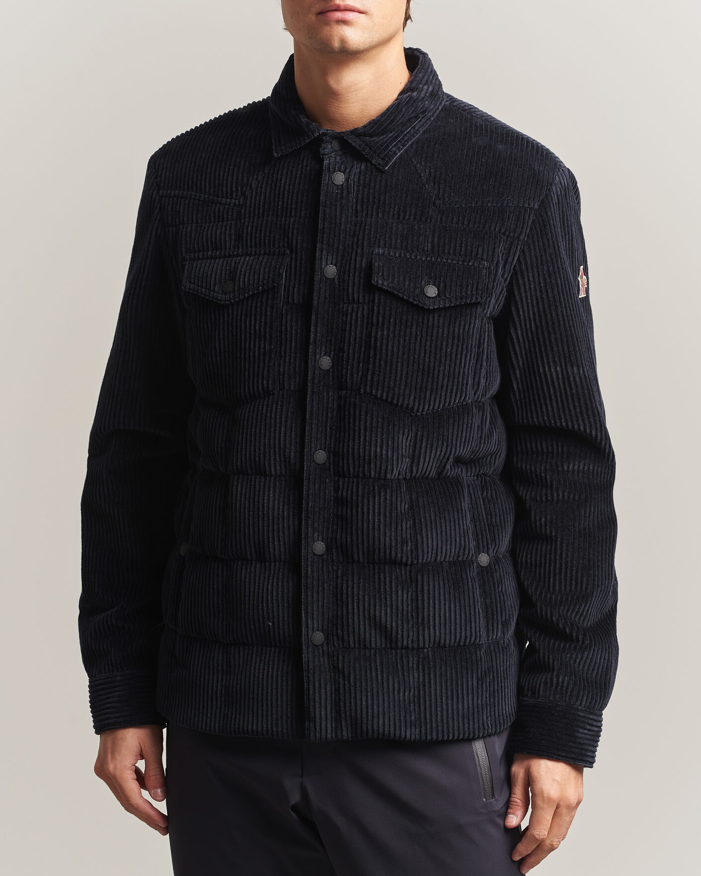 Uomini | Giacche | Moncler Grenoble | Gelt Corduroy Shirt Jacket Navy