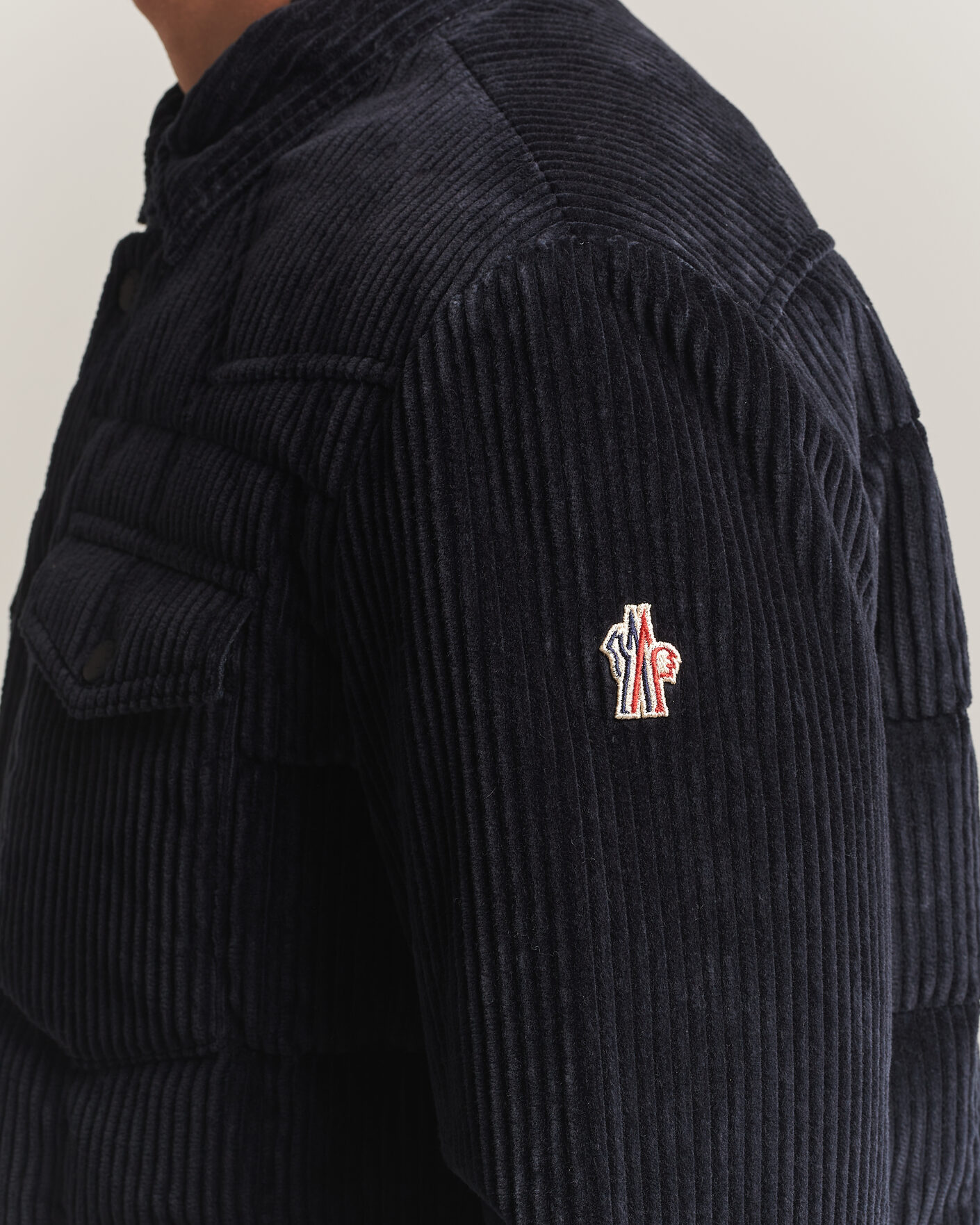 Uomini | Giacche | Moncler Grenoble | Gelt Corduroy Shirt Jacket Navy