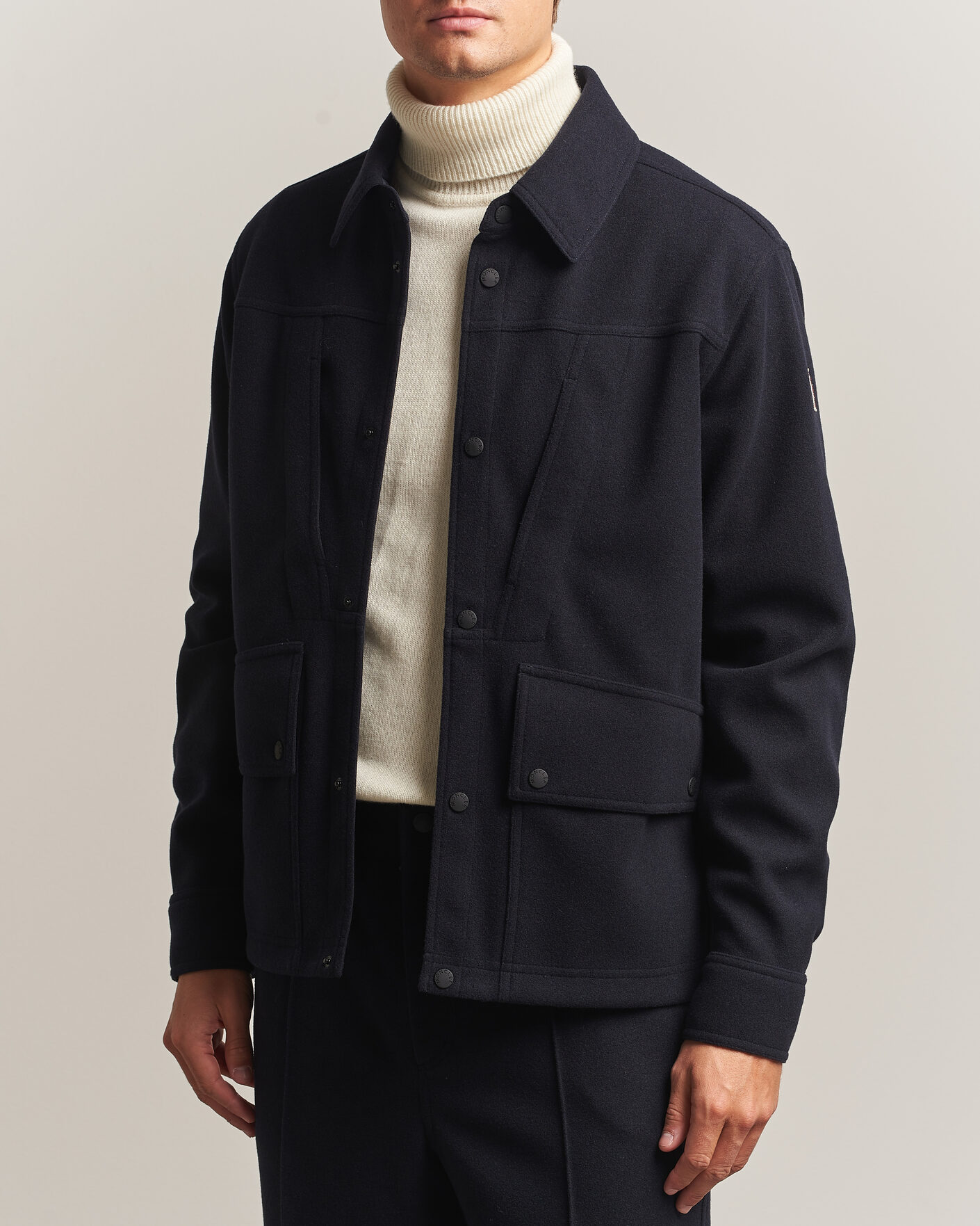 Uomini | Giacche | Moncler Grenoble | Brushed Shirt Jacket Navy