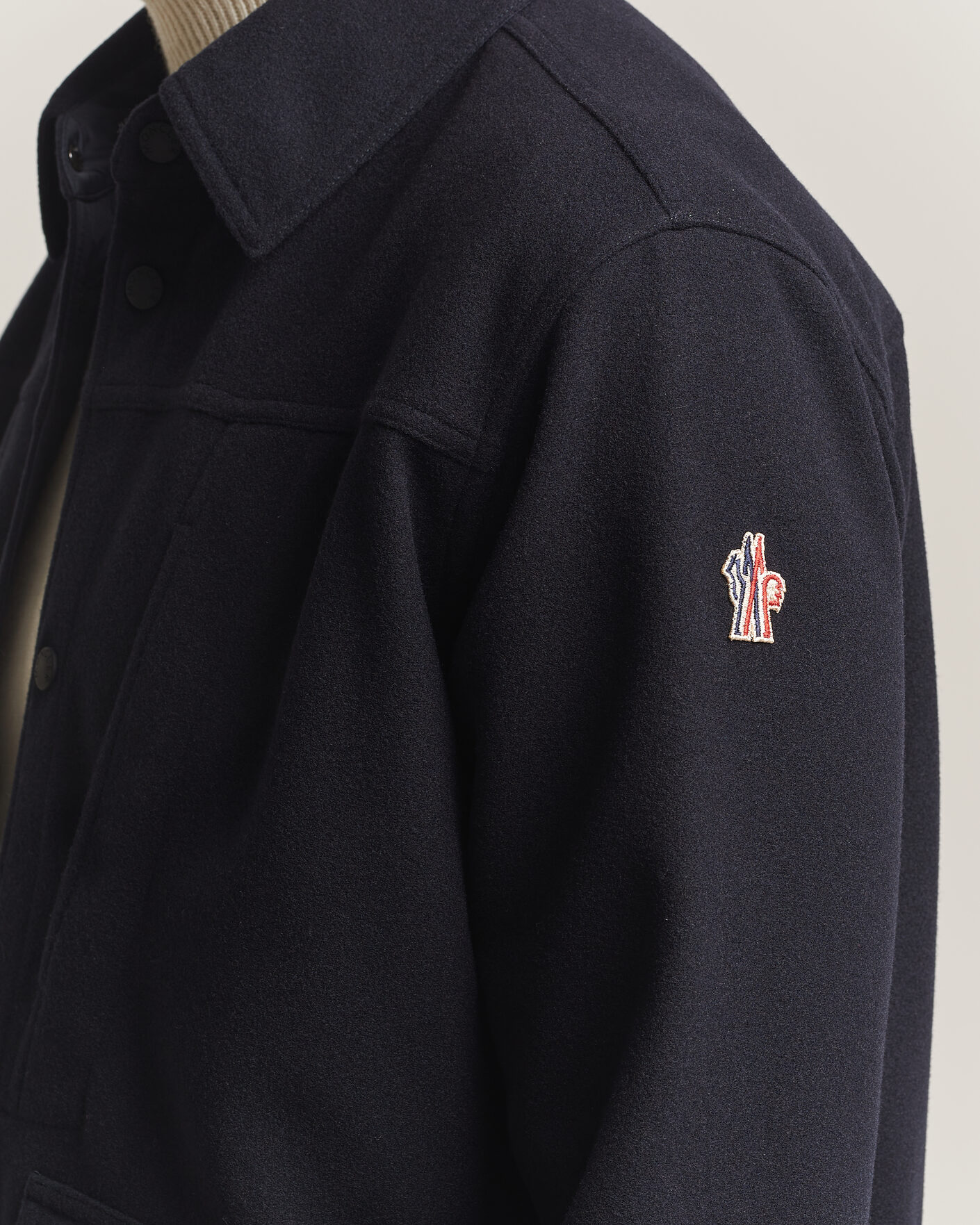 Uomini | Giacche | Moncler Grenoble | Brushed Shirt Jacket Navy