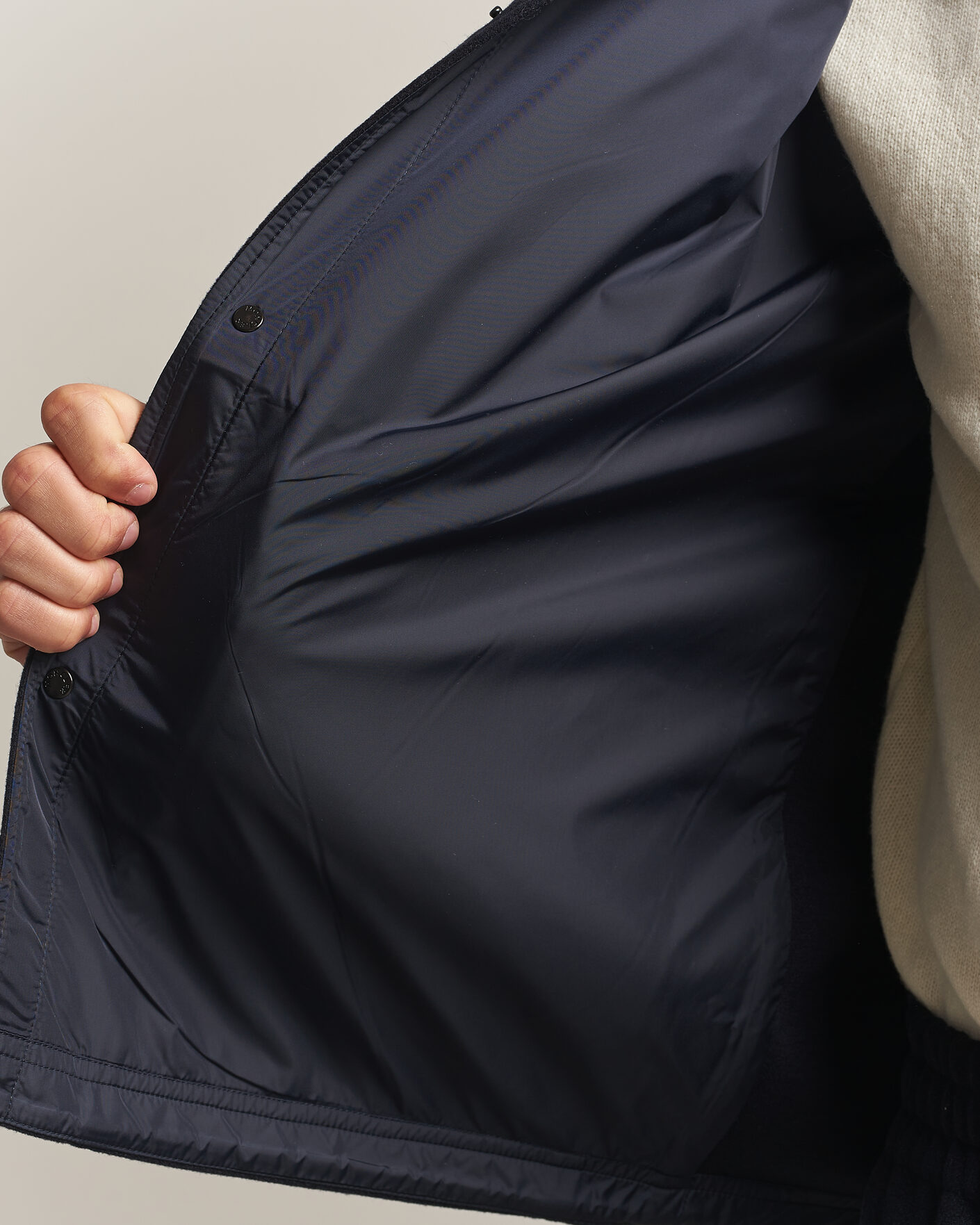 Uomini | Giacche | Moncler Grenoble | Brushed Shirt Jacket Navy