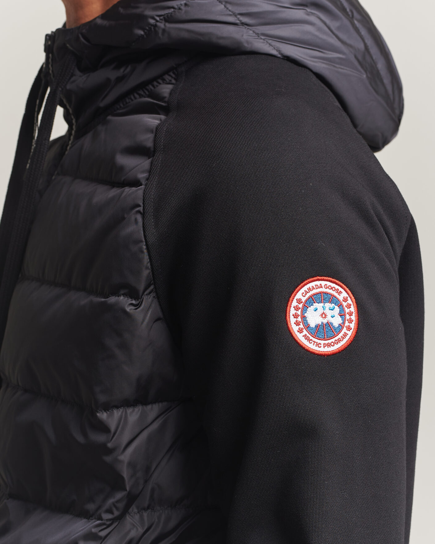 Uomini | Giacche | Canada Goose | Hybridge Huron Full Zip Hoody Black
