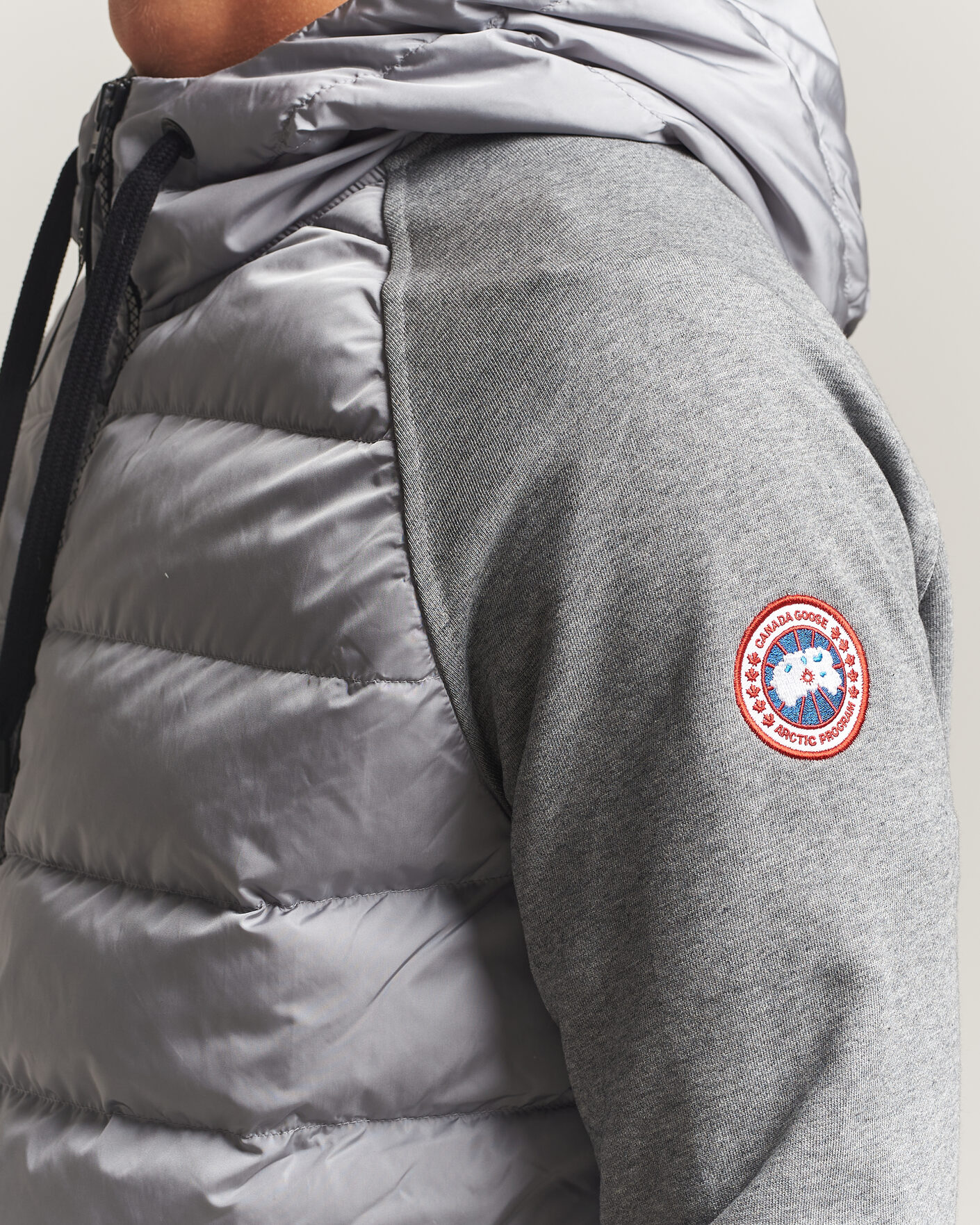 Uomini | Giacche | Canada Goose | Hybridge Huron Full Zip Hoody Stone Heather