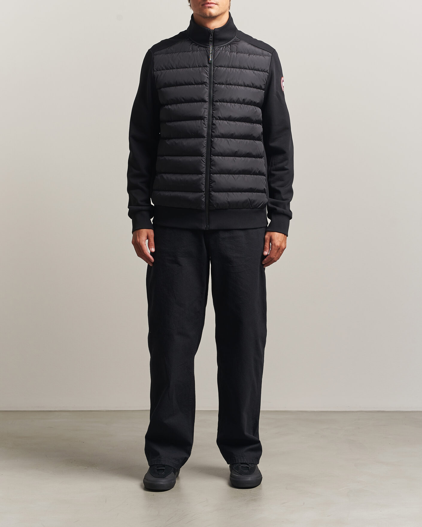 Uomini | Giacche | Canada Goose | Hybridge Huron Full Zip Jacket Black