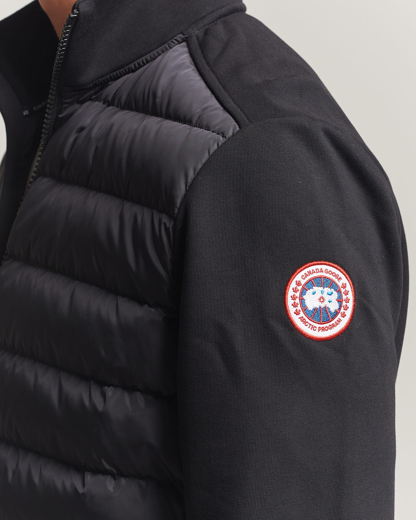 Uomini | Giacche | Canada Goose | Hybridge Huron Full Zip Jacket Black