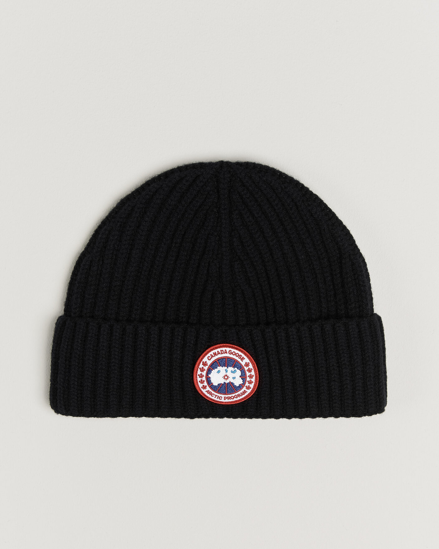 Uomini | Berretti | Canada Goose | Cashmere Blend Rib Toque Black