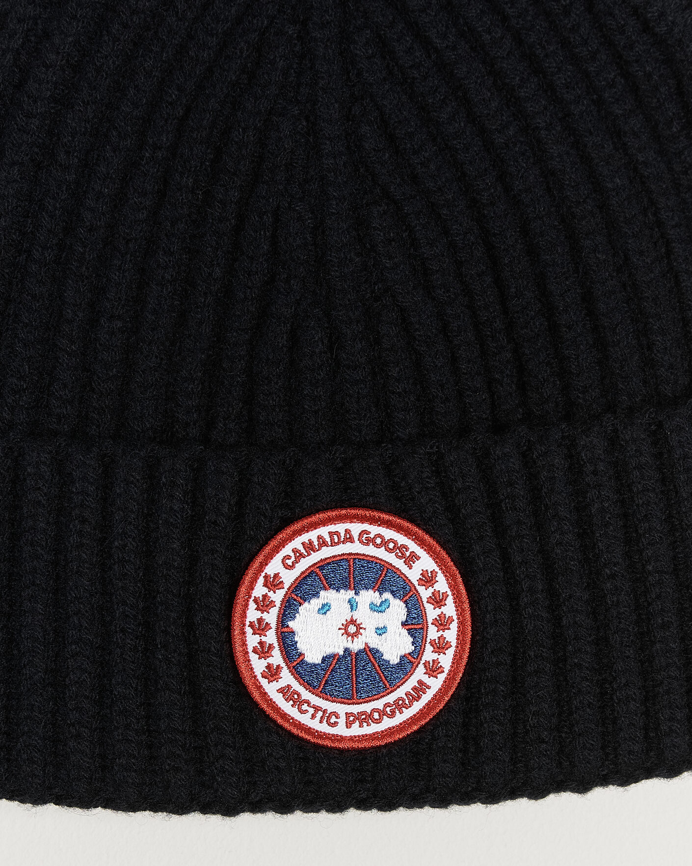 Uomini | Berretti | Canada Goose | Cashmere Blend Rib Toque Black