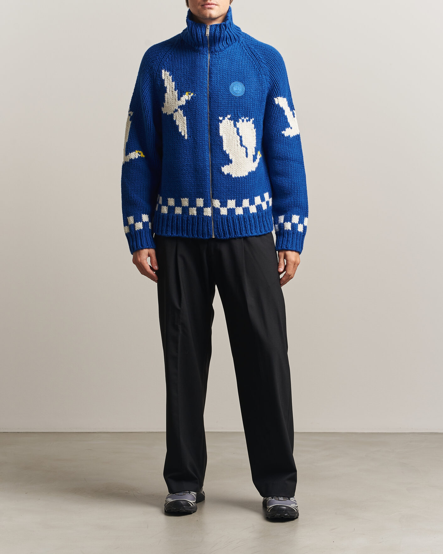 Uomini | Maglieria | Canada Goose | Moisie Knit Jacket Arctic Goose