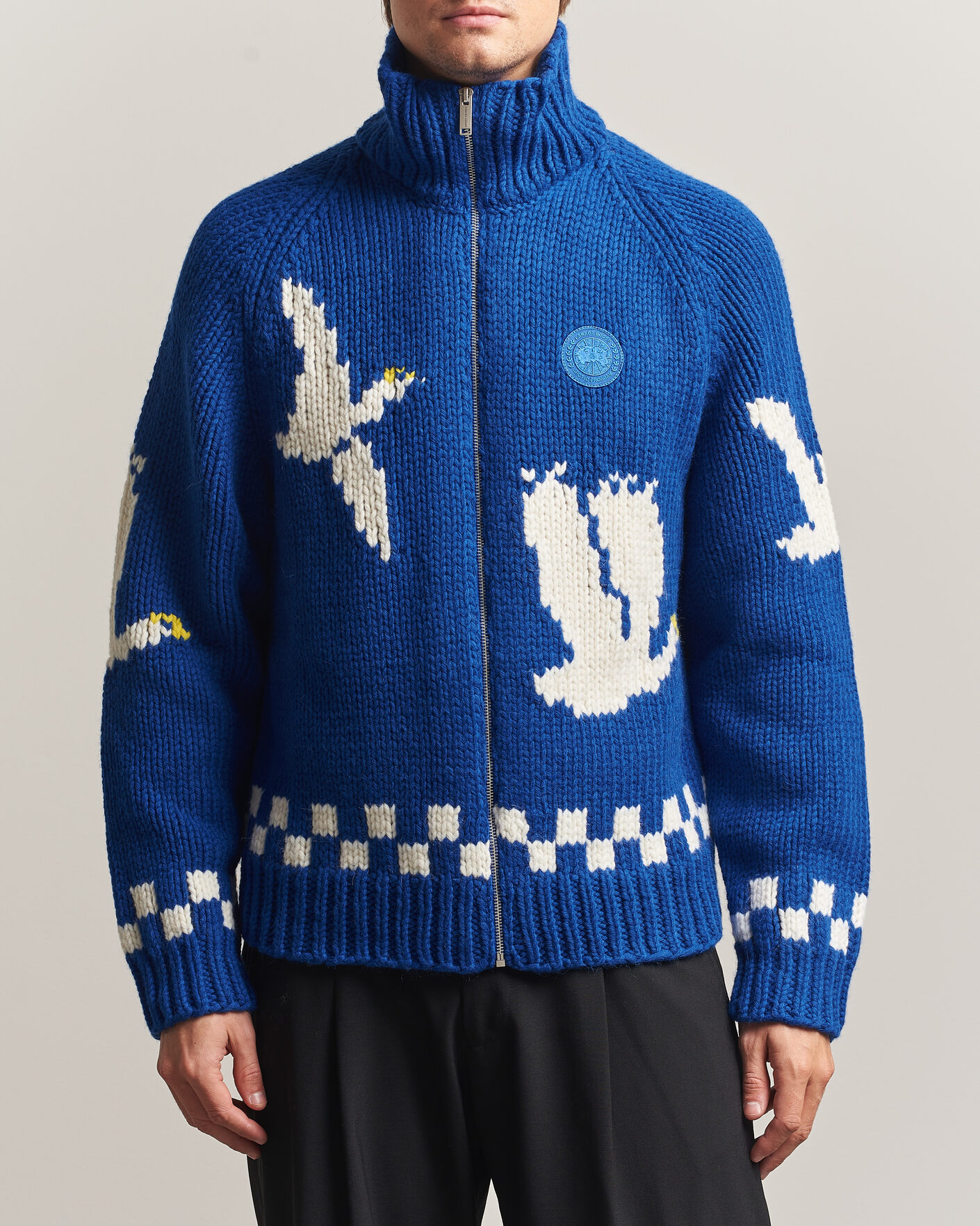 Uomini | Maglieria | Canada Goose | Moisie Knit Jacket Arctic Goose