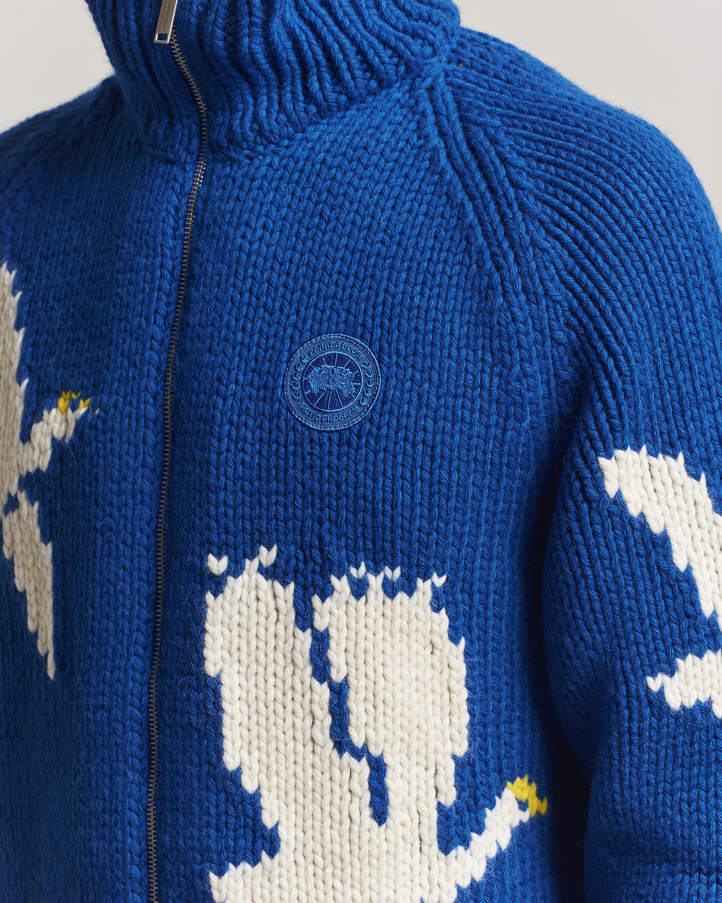 Uomini | Maglieria | Canada Goose | Moisie Knit Jacket Arctic Goose