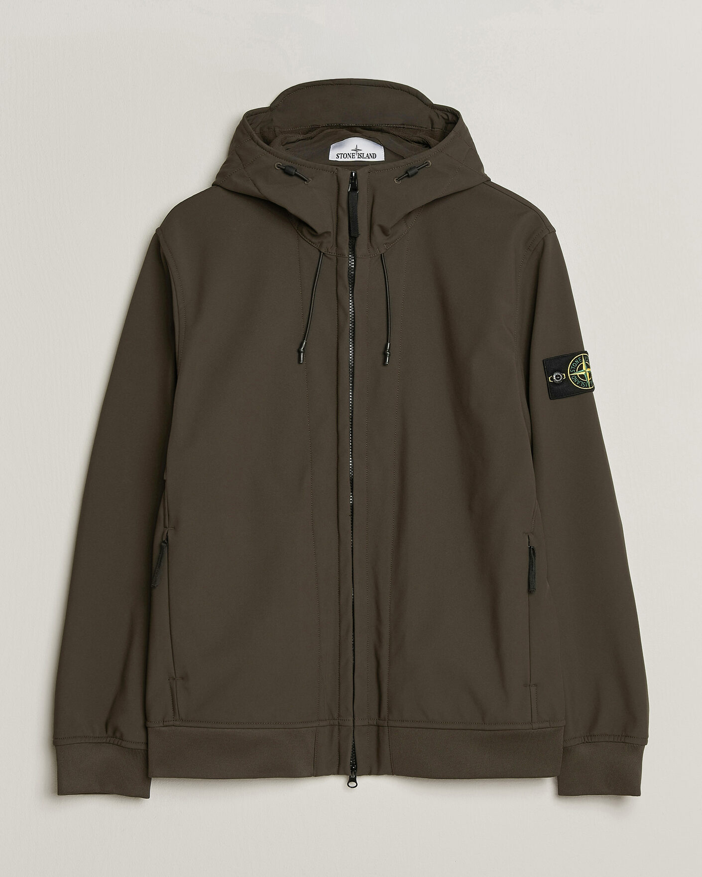 Uomini | Giacche | Stone Island | Short Hooded Soft Shell Jacket Coal Grey