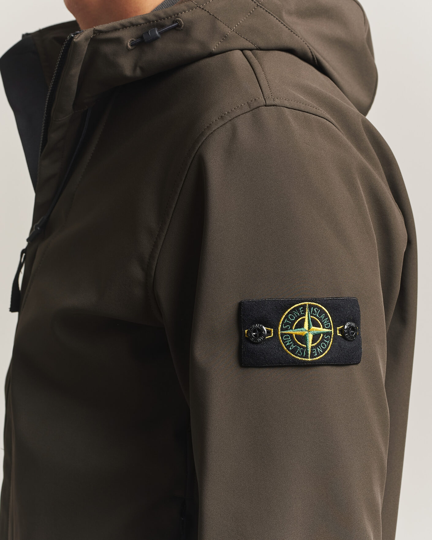 Uomini | Giacche | Stone Island | Short Hooded Soft Shell Jacket Coal Grey