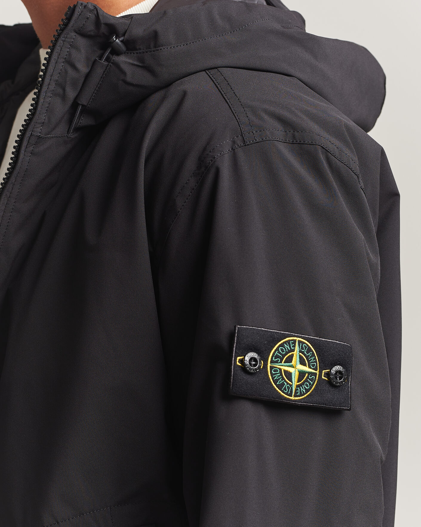 Uomini | Giacche | Stone Island | Short Soft Shell Parka Black