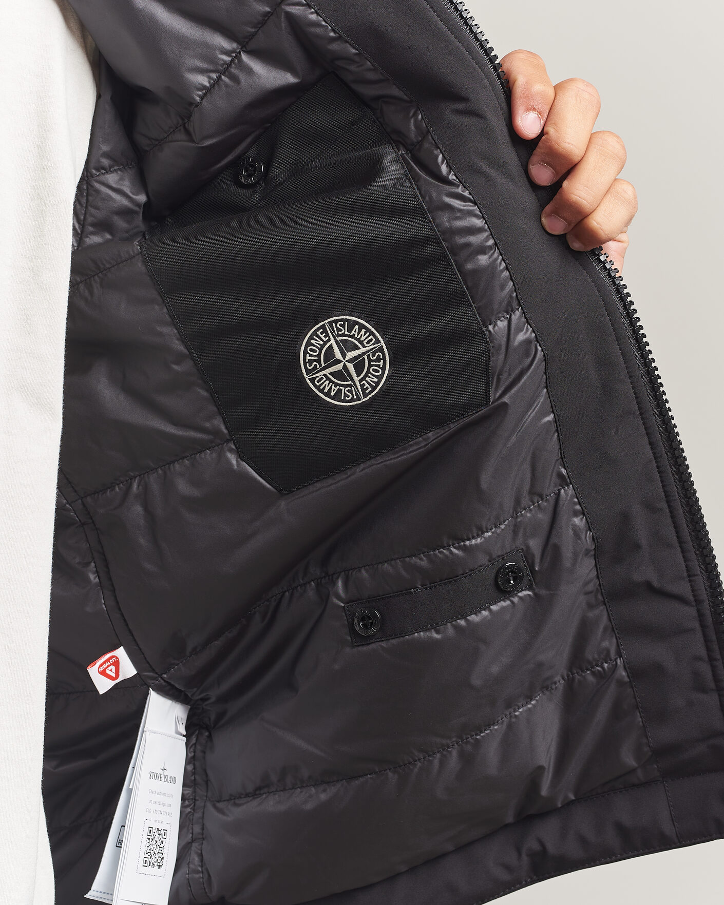 Uomini | Giacche | Stone Island | Short Soft Shell Parka Black