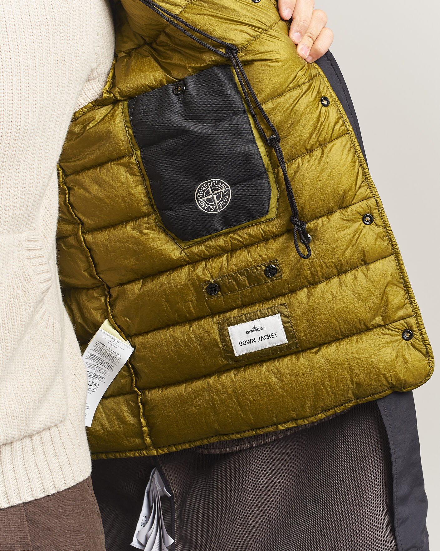 Uomini | Giacche | Stone Island | Dense Oxford Nylon TC Fishtail Parka Lead Grey