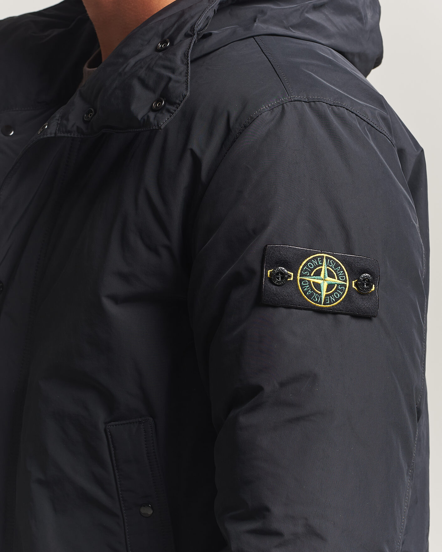 Uomini | Giacche | Stone Island | Micro Twill Padded Parka Black