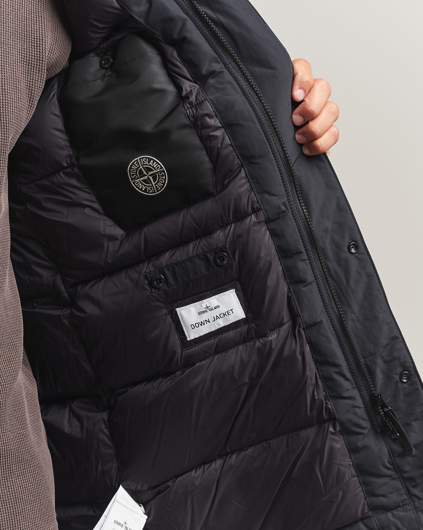 Uomini | Giacche | Stone Island | Micro Twill Padded Parka Black
