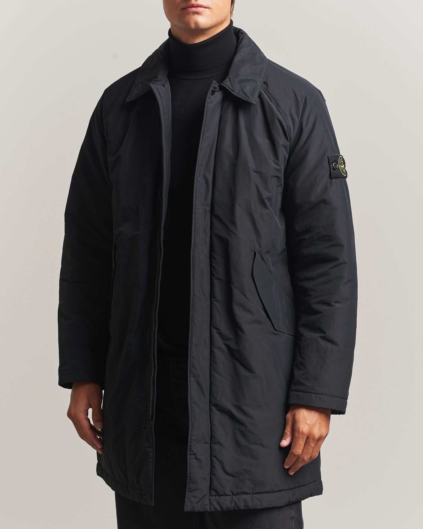 Uomini | Giacche | Stone Island | Micro Reps Padded Coat Black