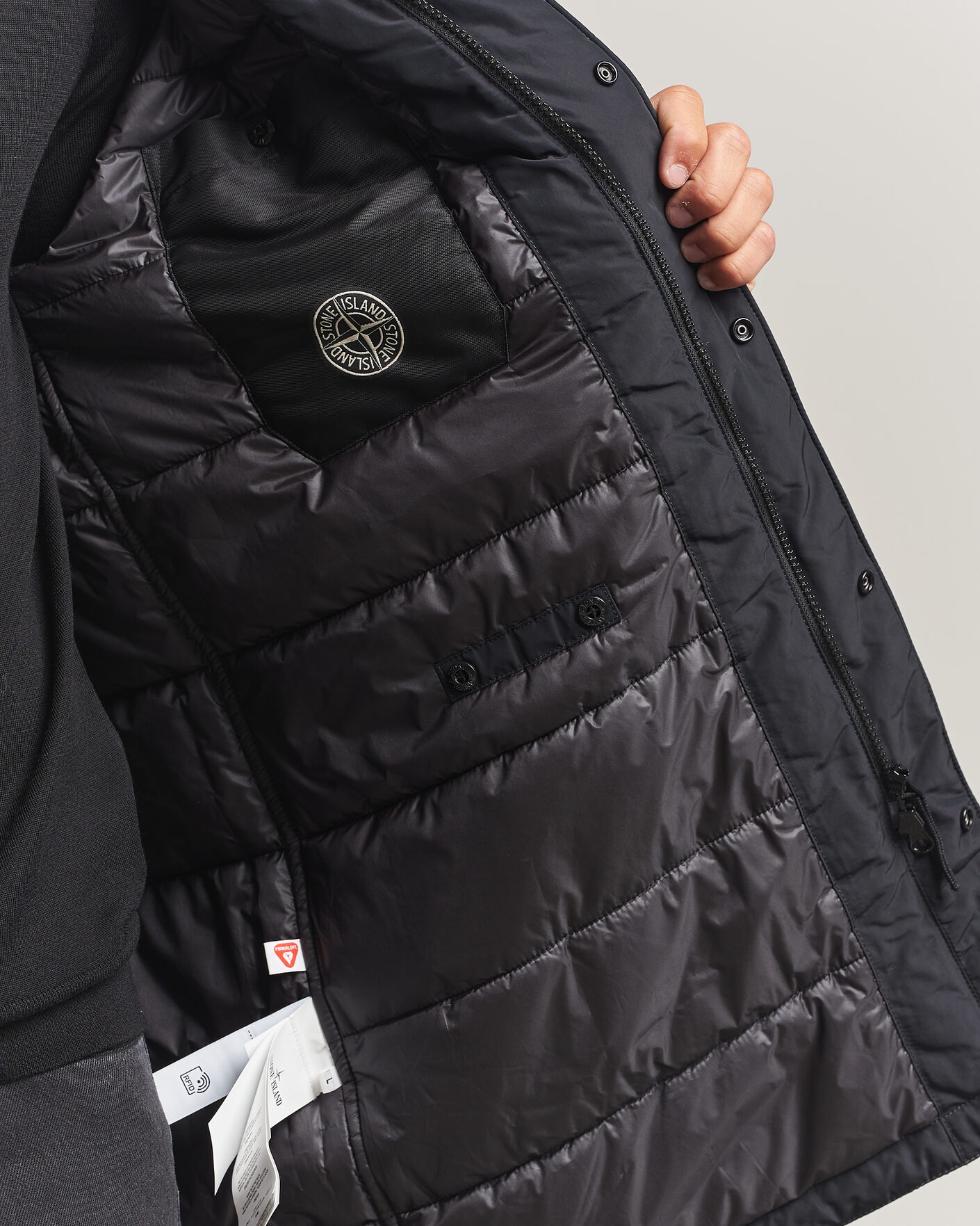 Uomini | Giacche | Stone Island | Micro Reps Padded Coat Black