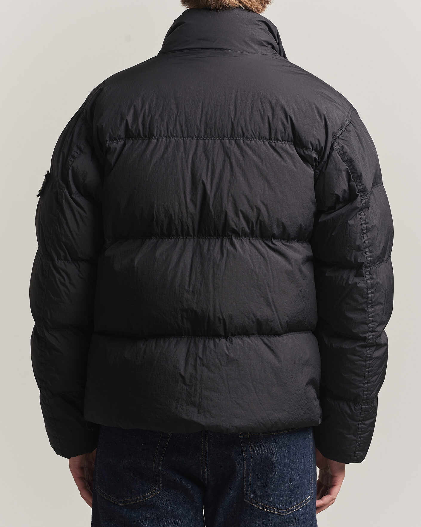 Uomini | Giacche | Stone Island | Crinkle Reps Padded Down Jacket Black