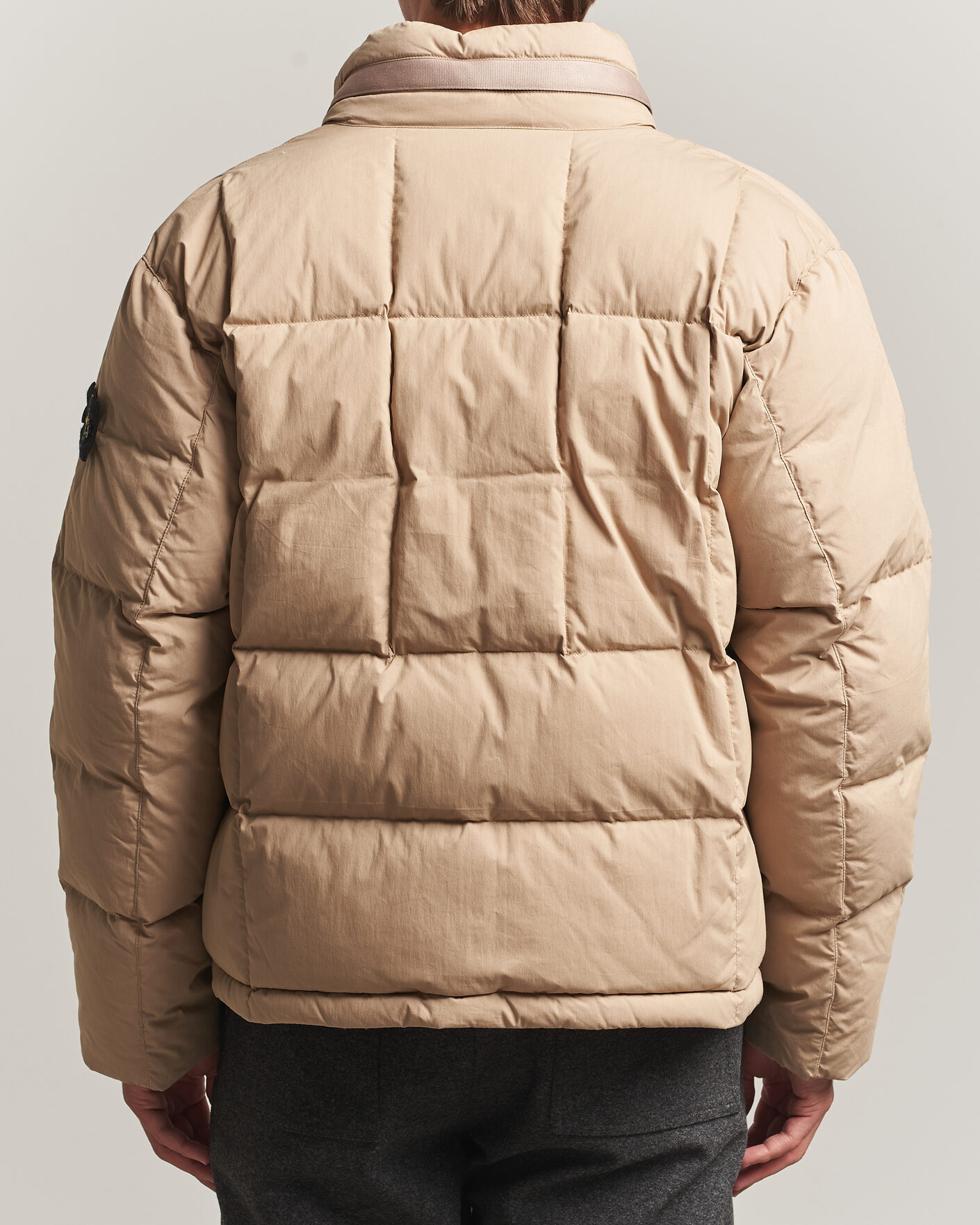 Uomini | Giacche | Stone Island | Cotton/Nylon Padded Down Jacket Biscuit