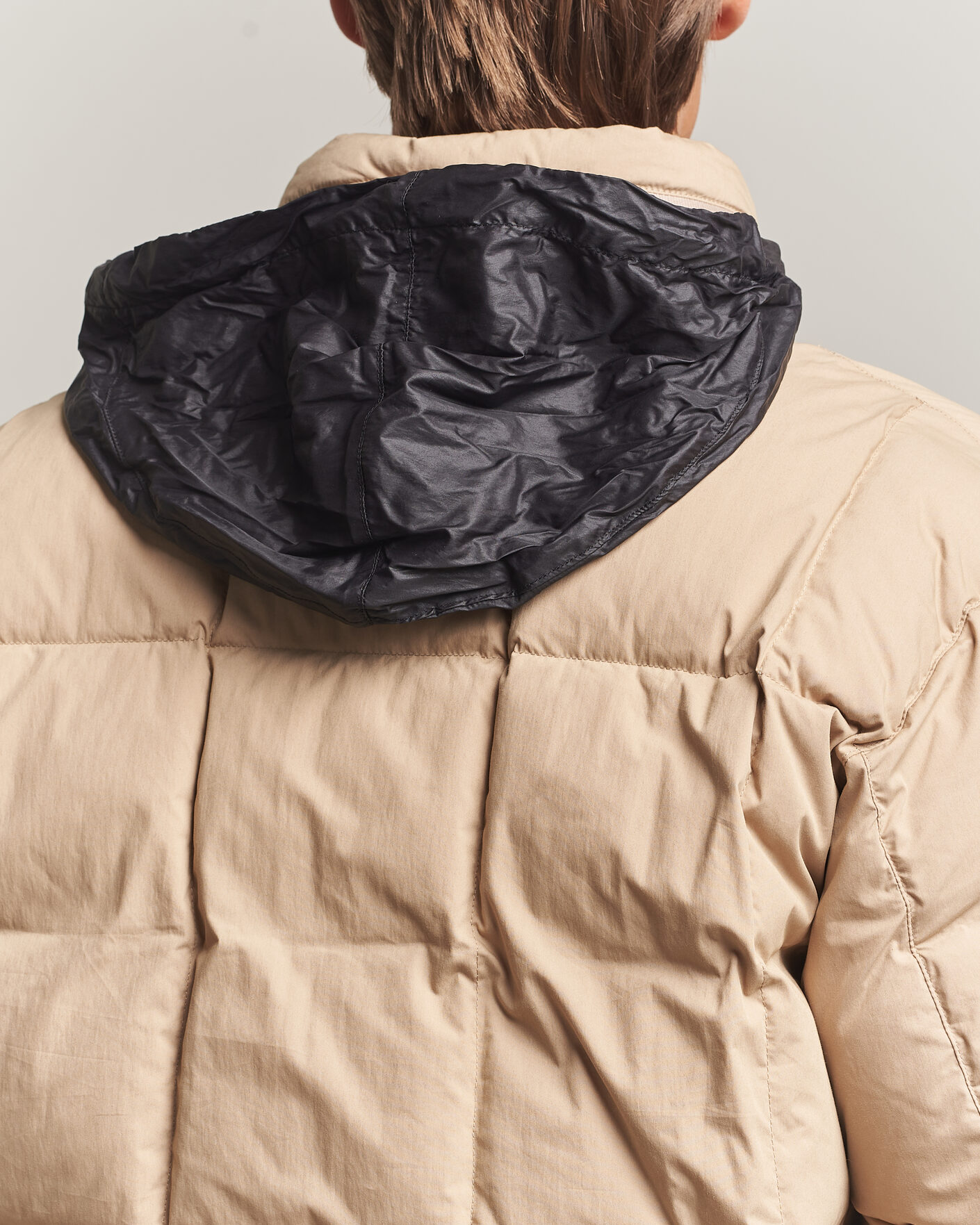 Uomini | Giacche | Stone Island | Cotton/Nylon Padded Down Jacket Biscuit