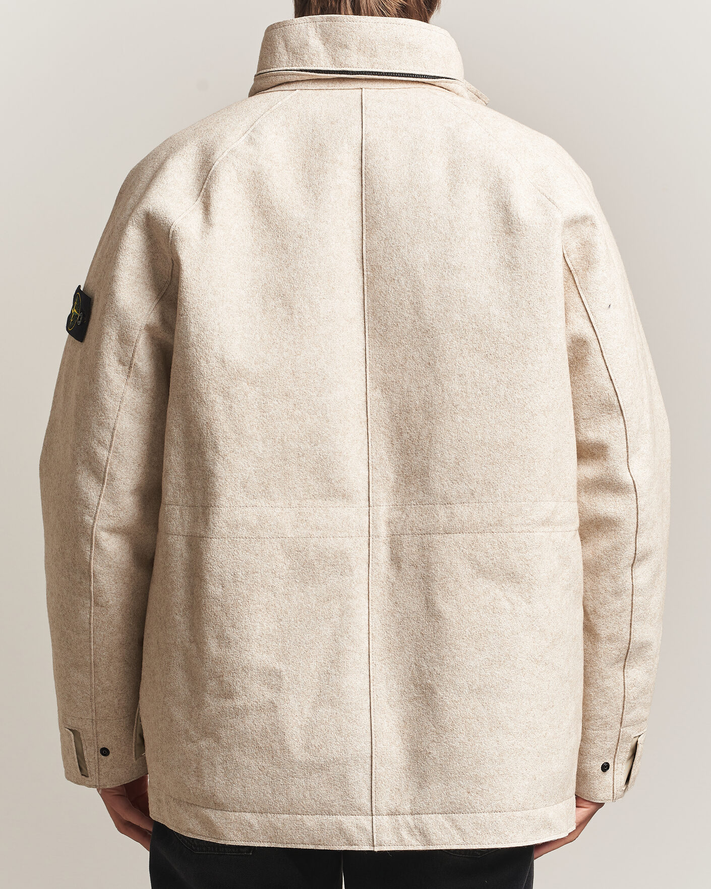 Uomini | Giacche | Stone Island | Panno Coagulato Coat Biscuit