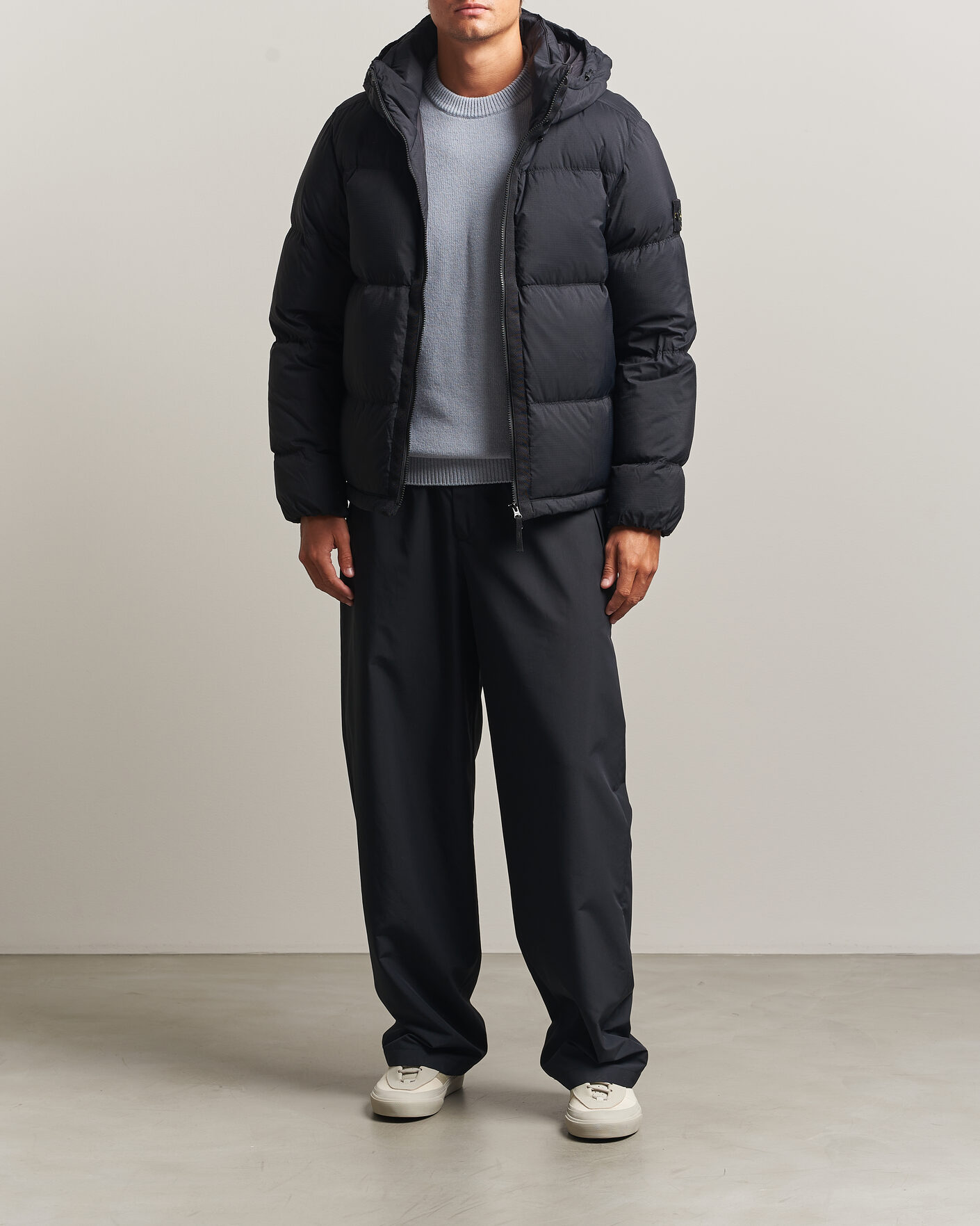 Uomini | Giacche | Stone Island | Matt Ripstop Cordura Down Jacket Black