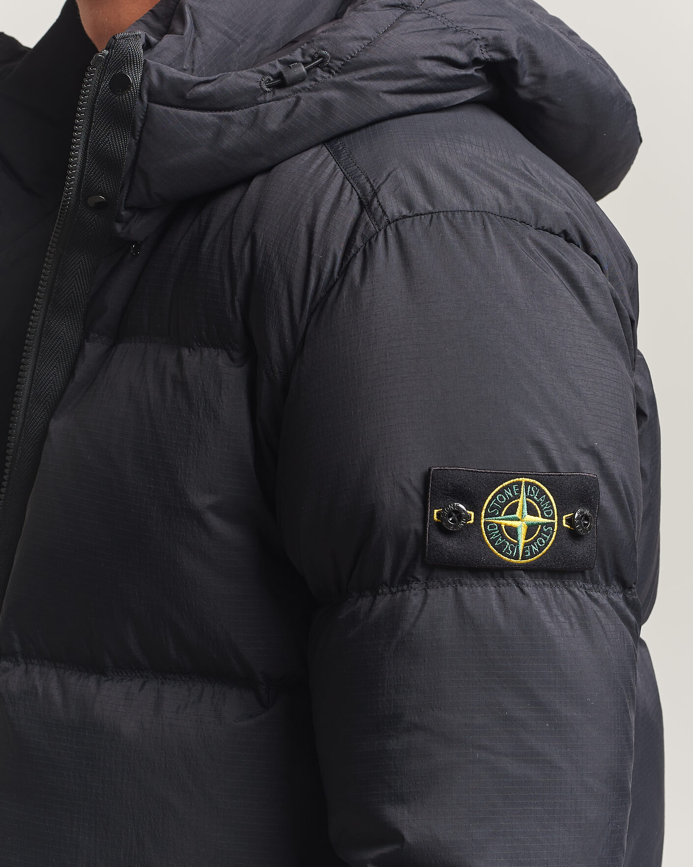 Uomini | Giacche | Stone Island | Matt Ripstop Cordura Down Jacket Black