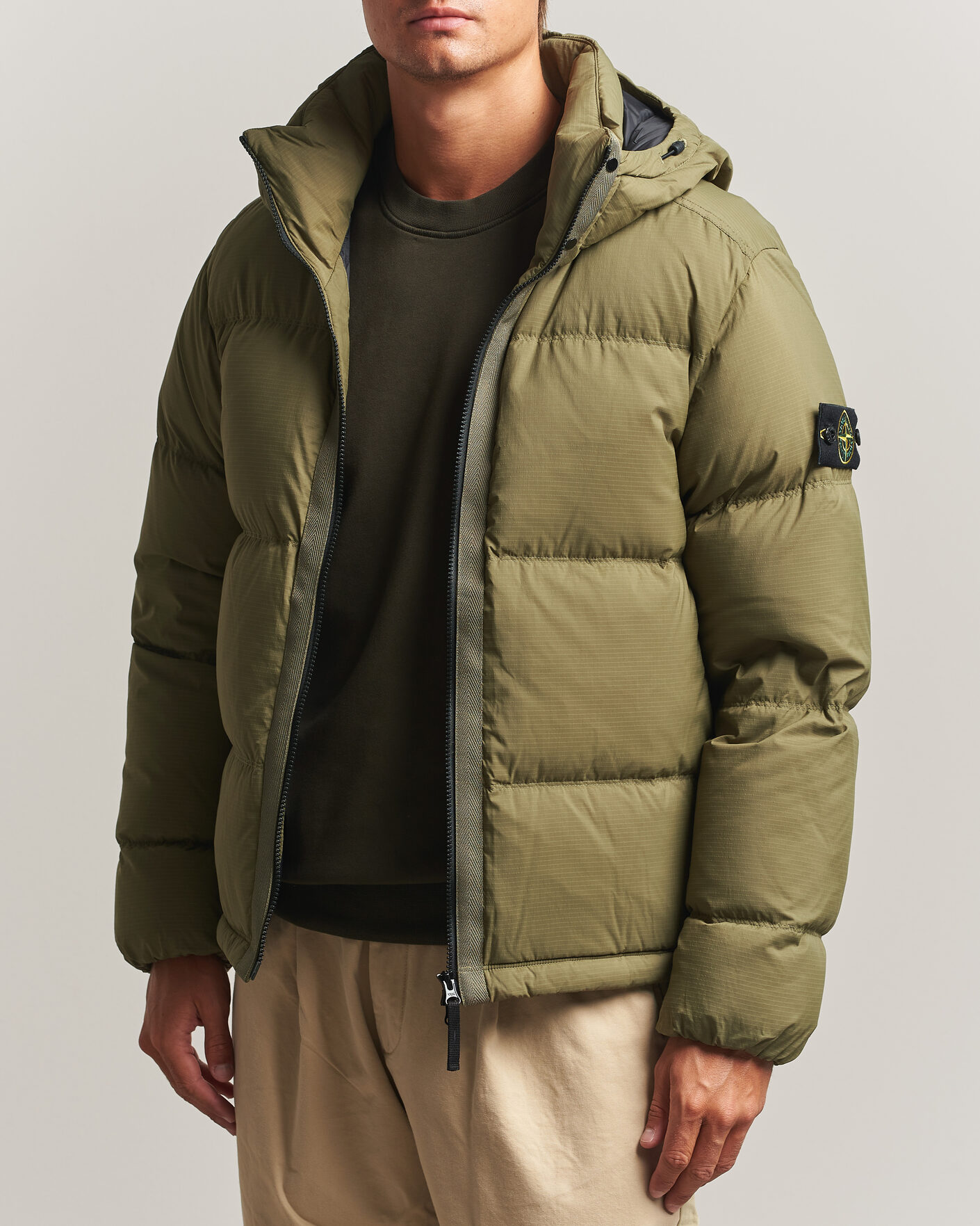 Uomini | Giacche | Stone Island | Matt Ripstop Cordura Down Jacket Green