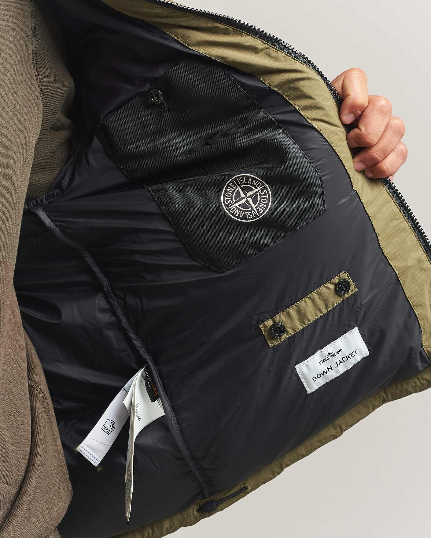 Uomini | Giacche | Stone Island | Matt Ripstop Cordura Down Jacket Green