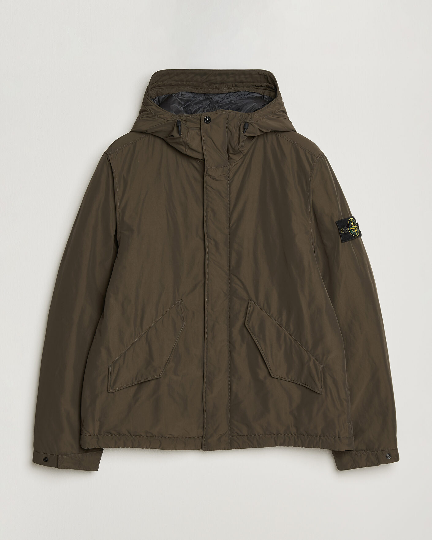 Uomini | Giacche | Stone Island | Micro Twill Hood Jacket Coal Grey