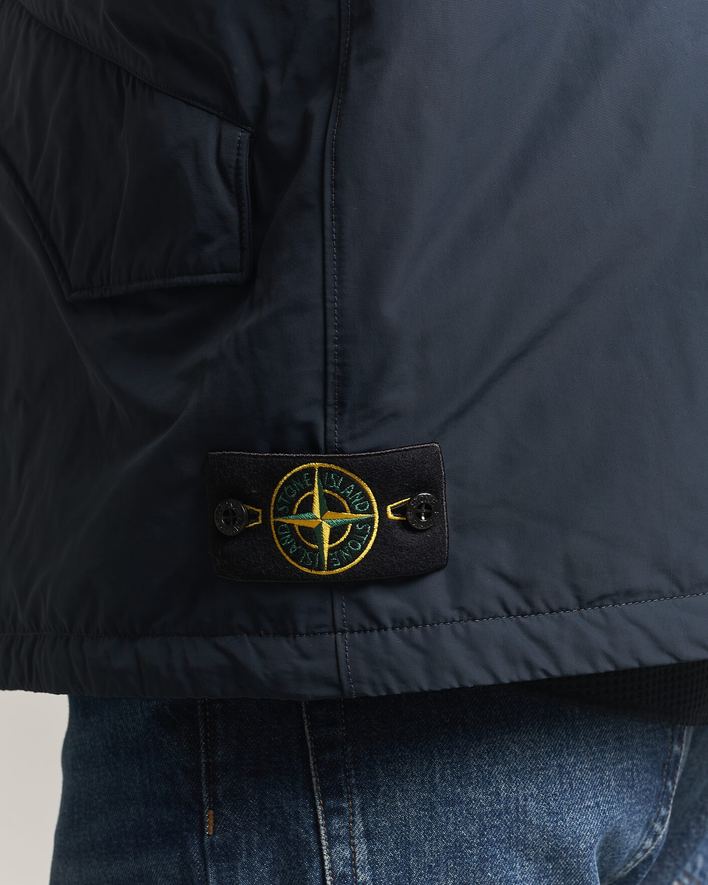 Uomini | Gilet | Stone Island | Micro Twill Padded Vest Navy Blue
