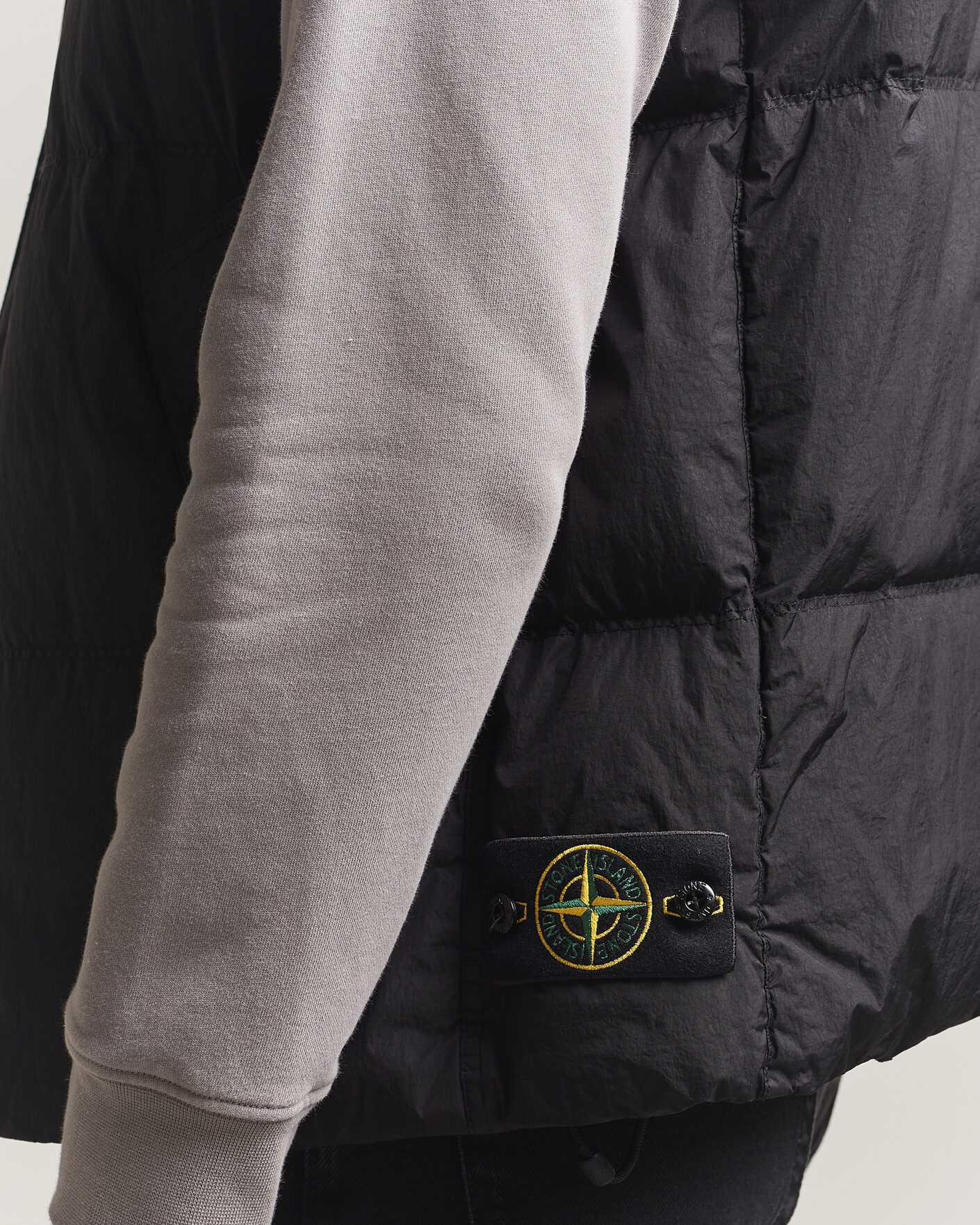 Uomini | Gilet | Stone Island | Crinkle Reps Down Vest Black