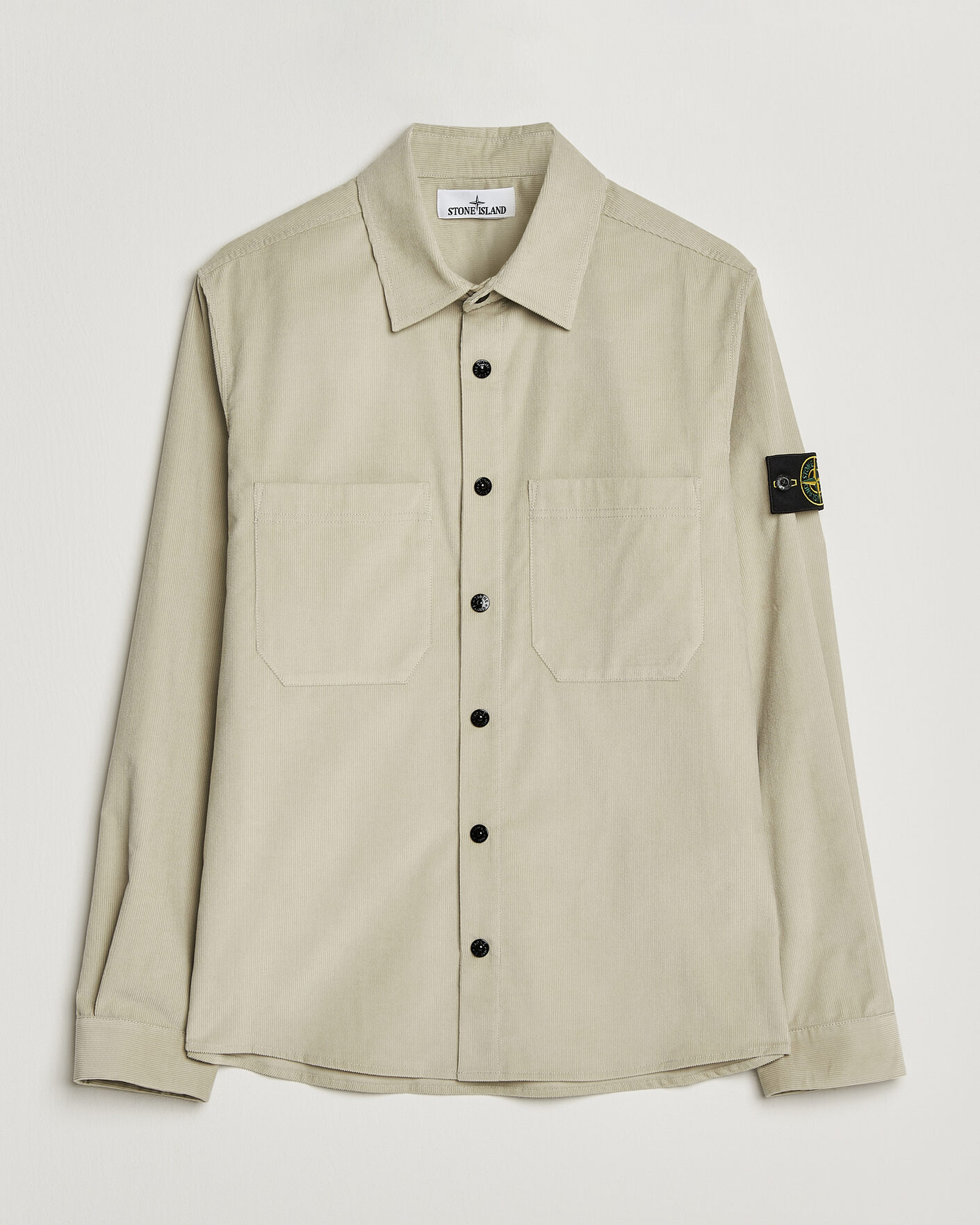 Uomini | Camicie | Stone Island | Micro Cord Overshirt Sand