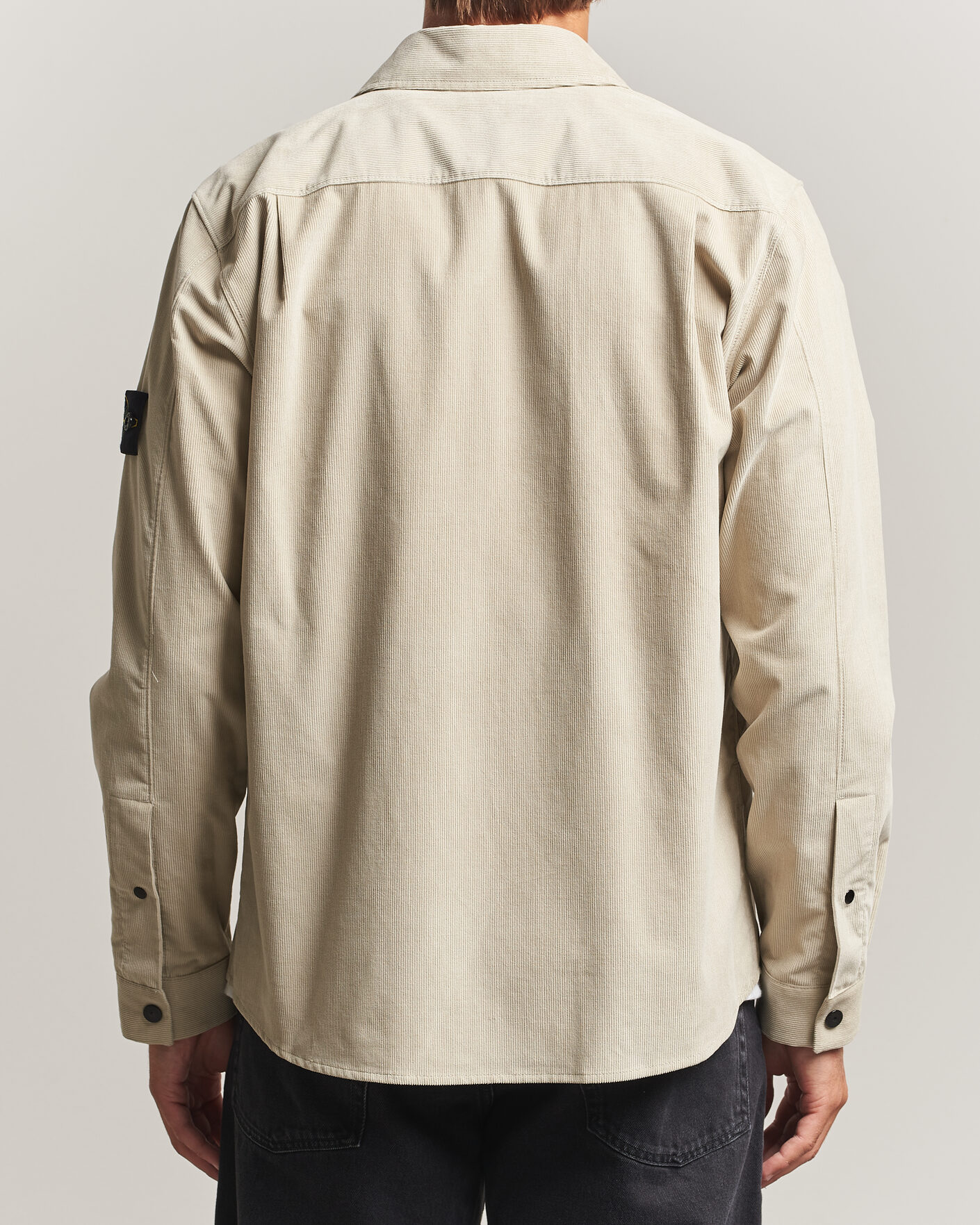 Uomini | Camicie | Stone Island | Micro Cord Overshirt Sand