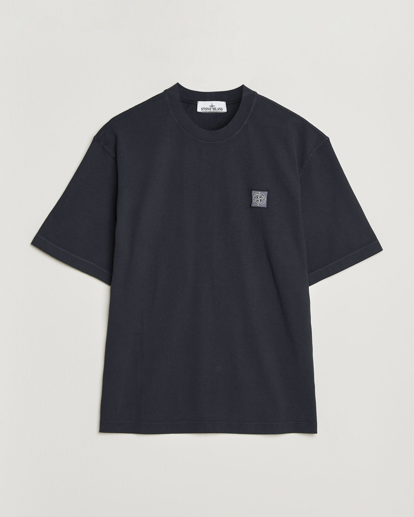 Uomini | T-shirt | Stone Island | Combed Organic Cotton T-Shirt Navy Blue
