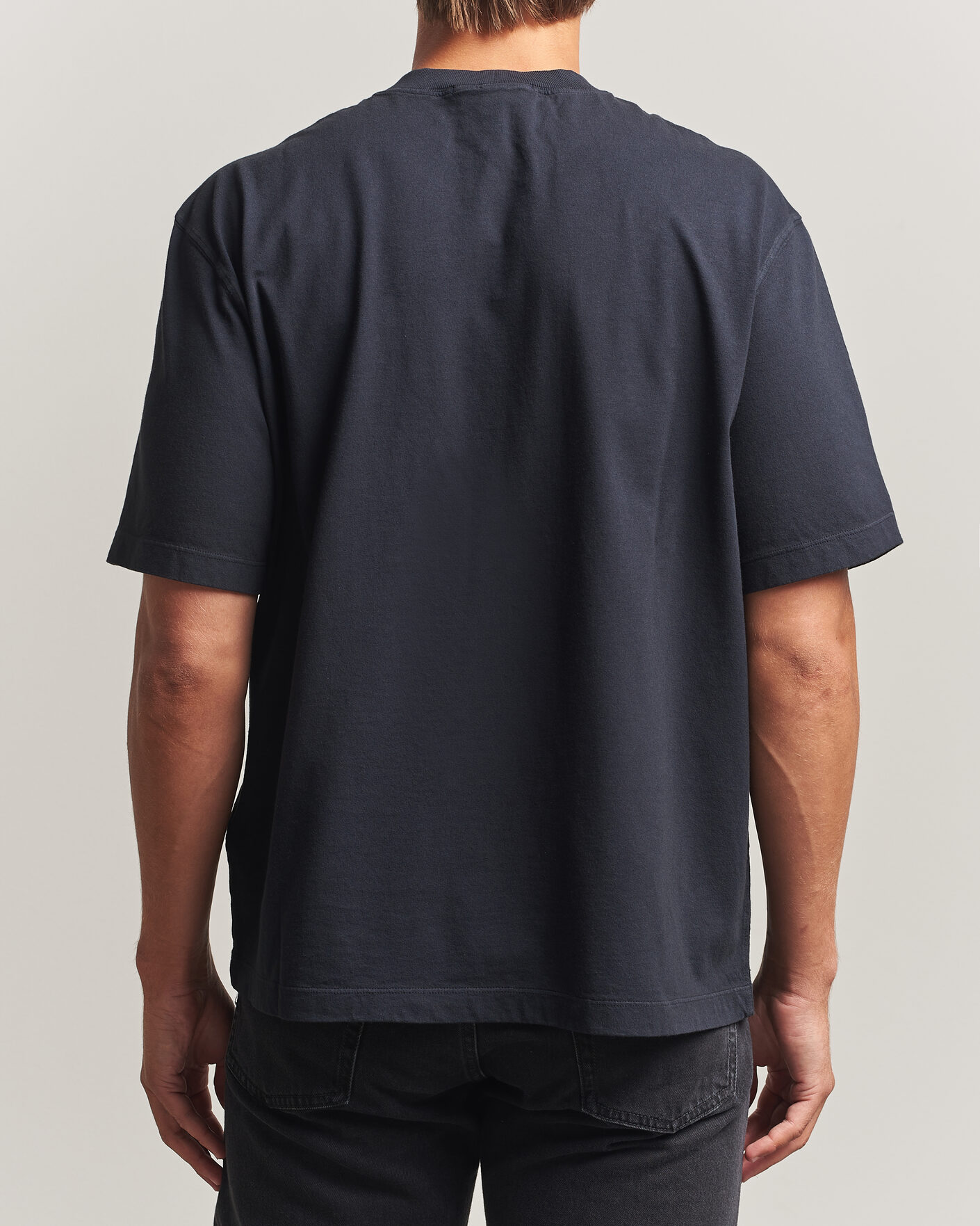 Uomini | T-shirt | Stone Island | Combed Organic Cotton T-Shirt Navy Blue