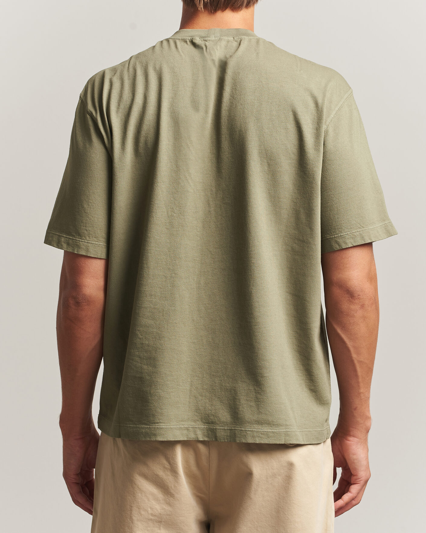 Uomini | T-shirt | Stone Island | Combed Organic Cotton T-Shirt Miltary Green