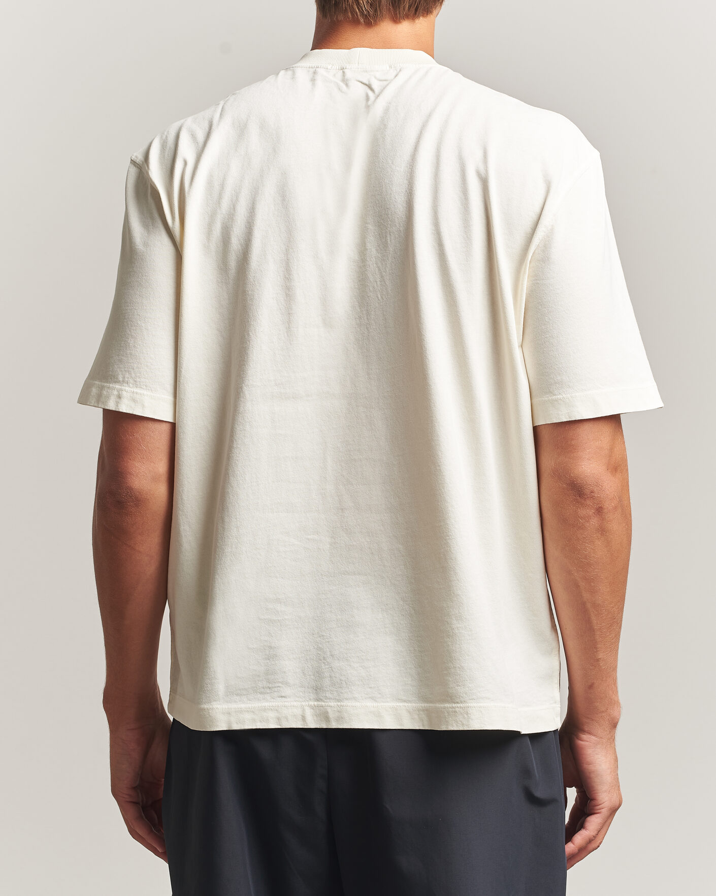 Uomini | T-shirt | Stone Island | Combed Organic Cotton T-Shirt Ivory
