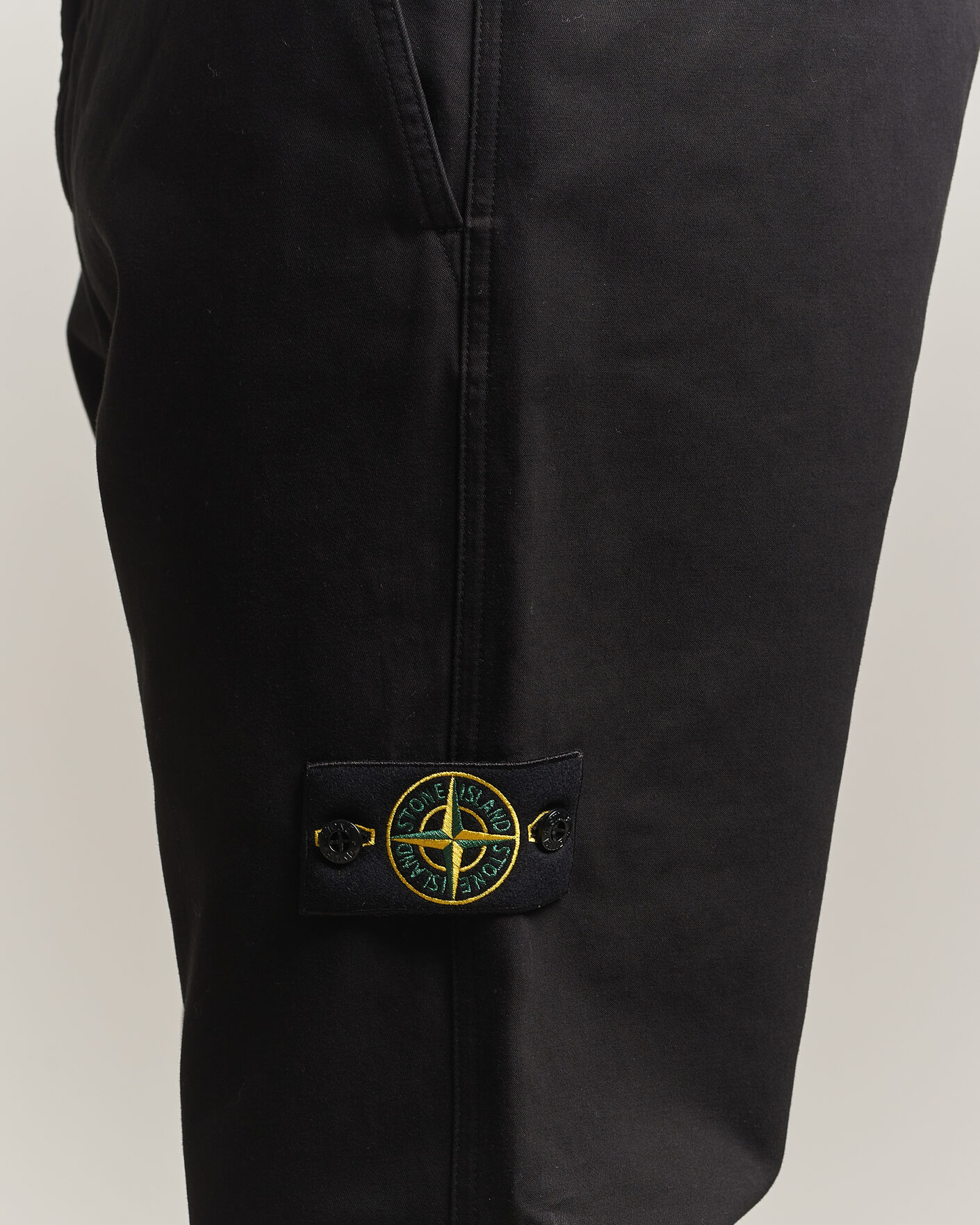 Uomini | Pantaloni | Stone Island | Dense Cotton Twill Pants Black