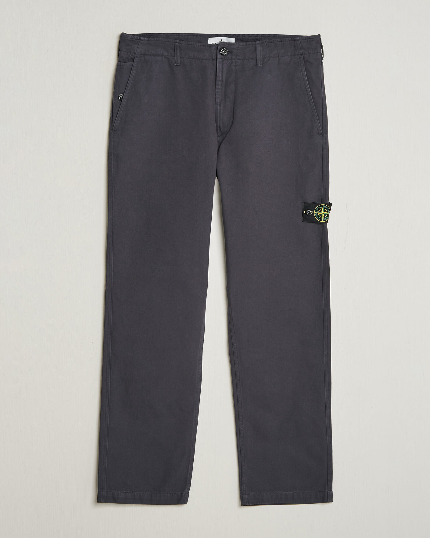 Uomini | Pantaloni | Stone Island | Dense Cotton Twill Pants Blue Navy