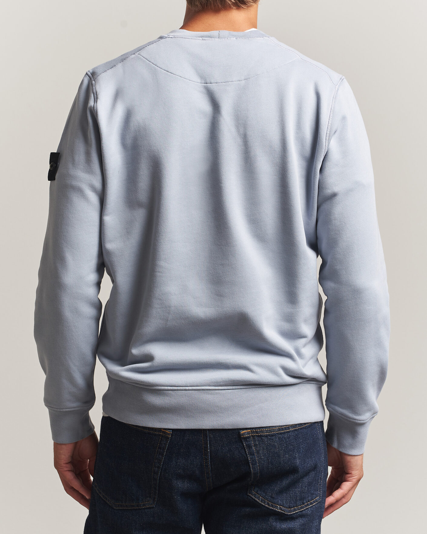 Uomini | Maglieria | Stone Island | Garment Dyed Fleece Sweatshirt Ash Grey