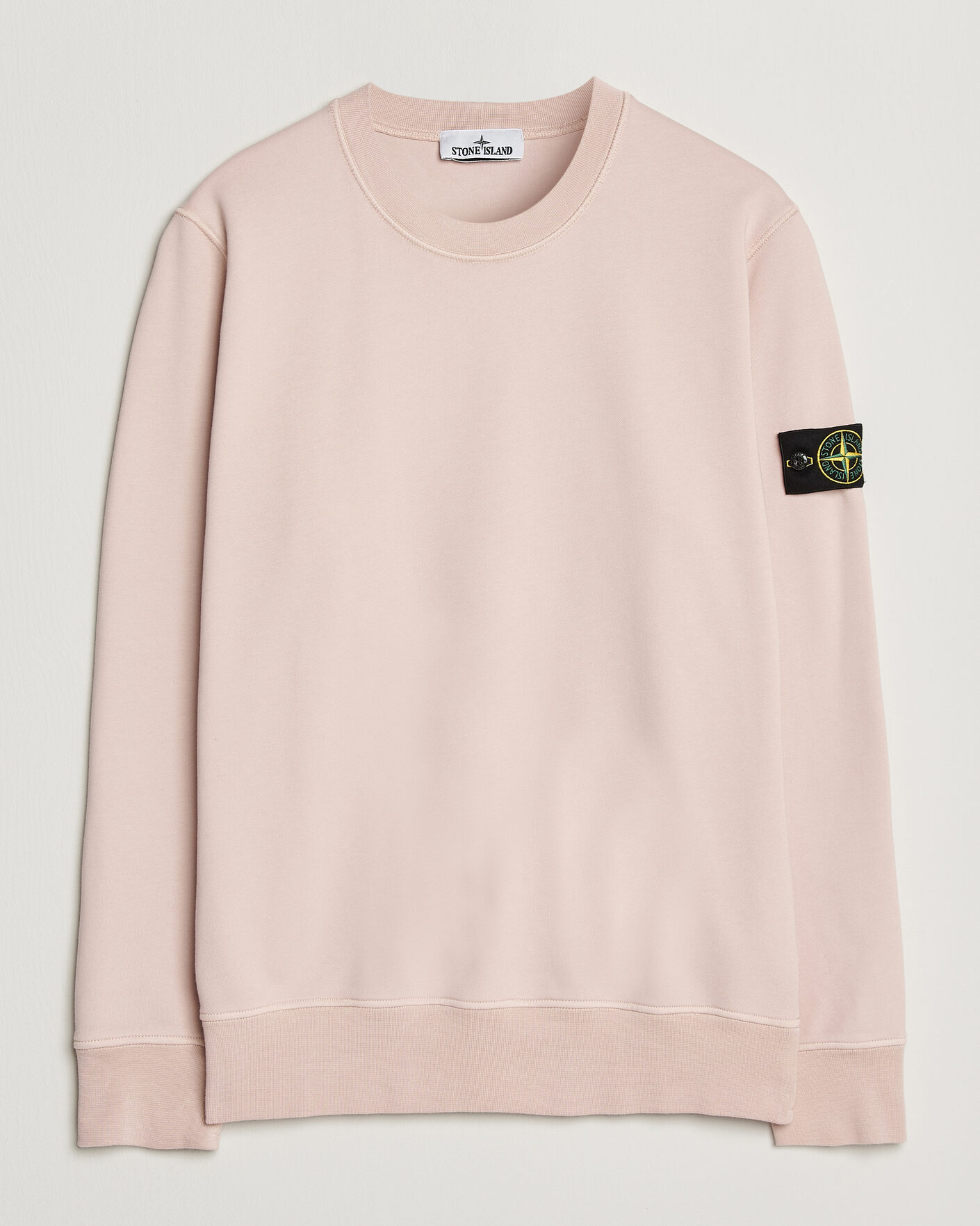Uomini | Maglieria | Stone Island | Garment Dyed Fleece Sweatshirt Antique Rose